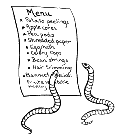 graphic: worm food